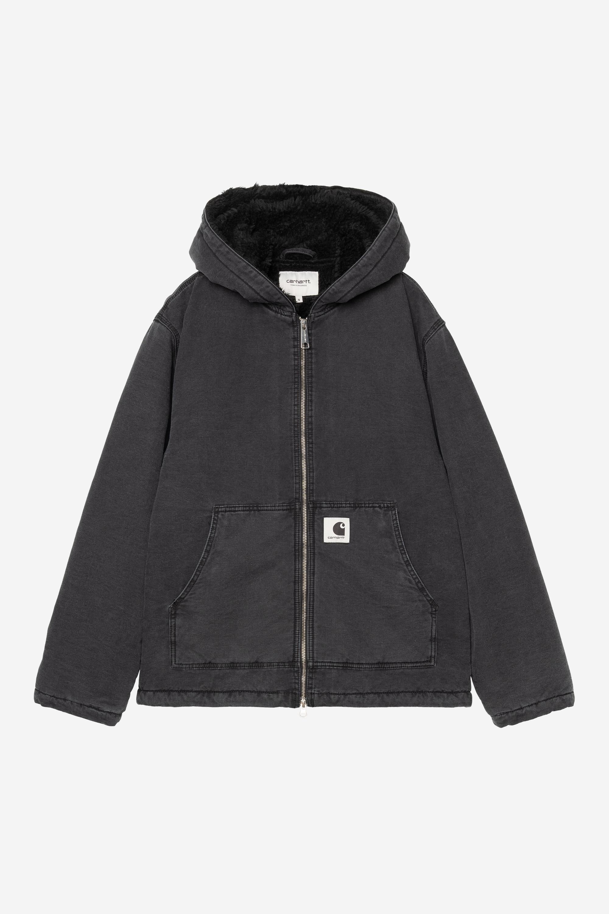Women’s Hooded Mitch Jacket | Black (dusky canvas)
