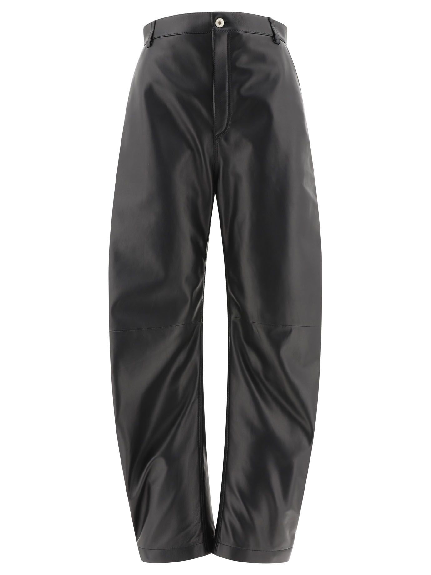 Loewe Schwarze Ballonhosen Aus Nappa-lammleder