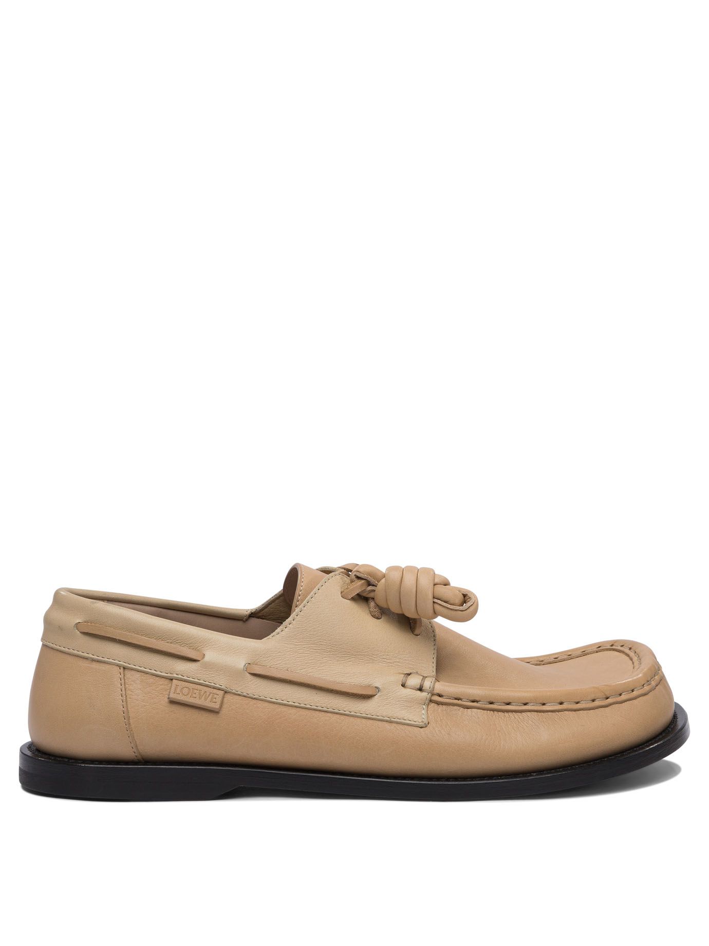 Loewe Campo Beige Leder Slipper