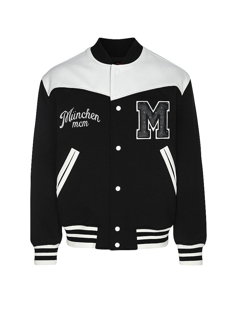 MCM Blouson COL PONTE VARSITY schwarz