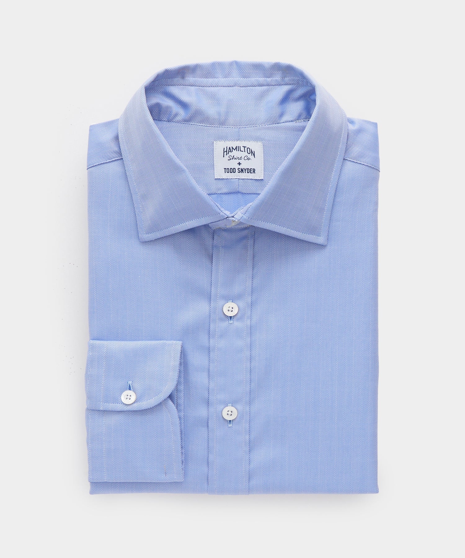 Hamilton + Todd Snyder Cotton Oxford Spread Collar Dress Shirt
