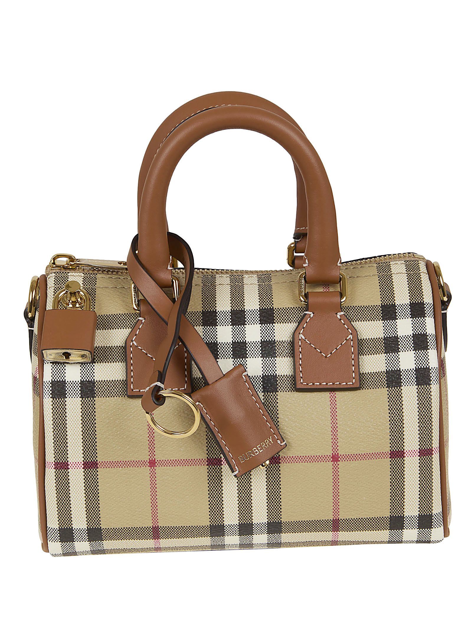 Burberry Braune Sneakers Aus Baumwollmischung Für Frauen