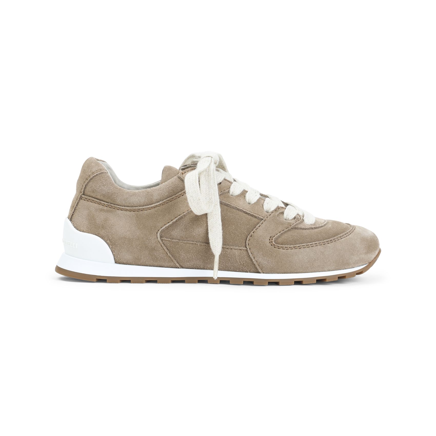 Brunello Cucinelli Braune Wildleder-sneaker Für Damen
