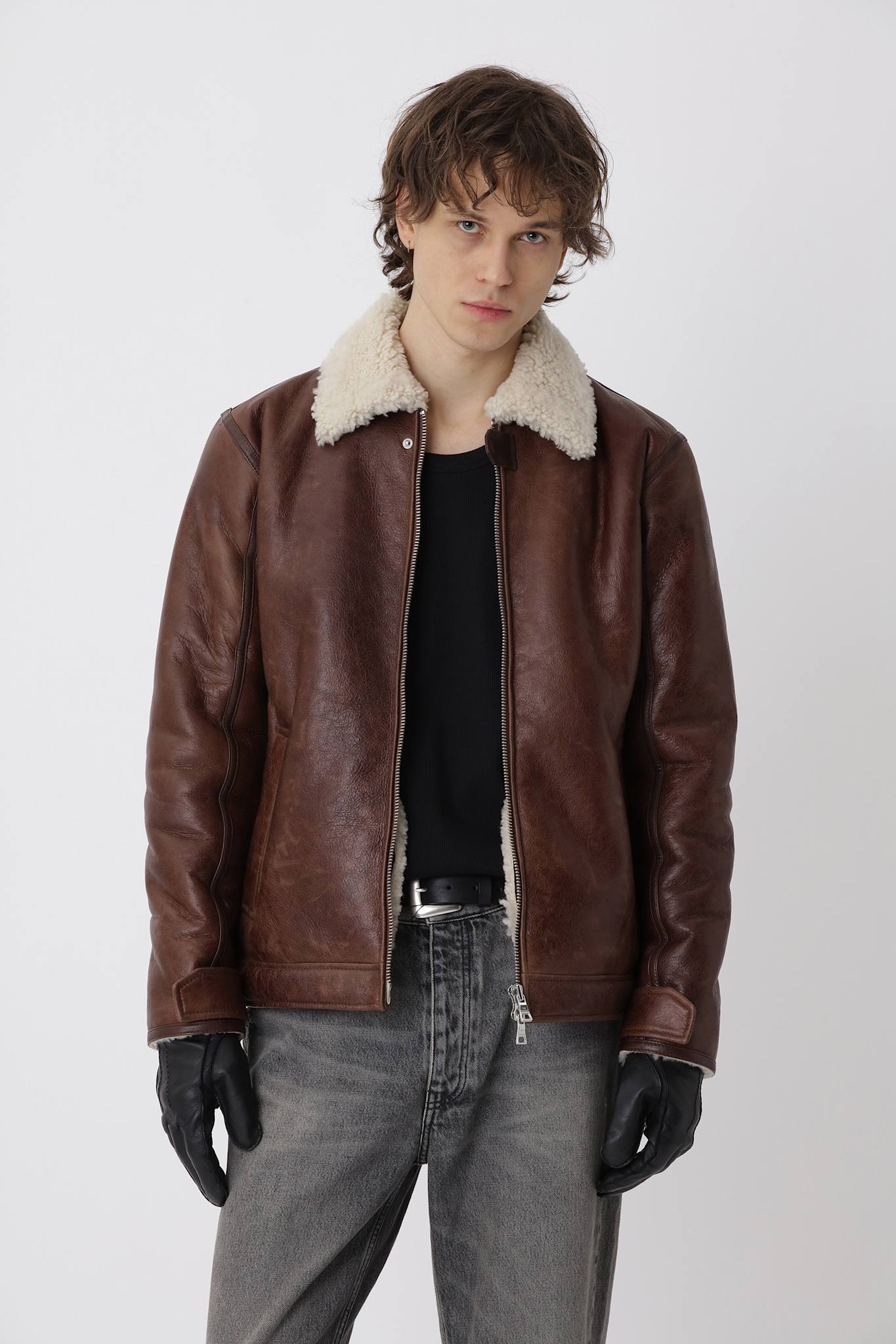 Palma Shearling Jacket M